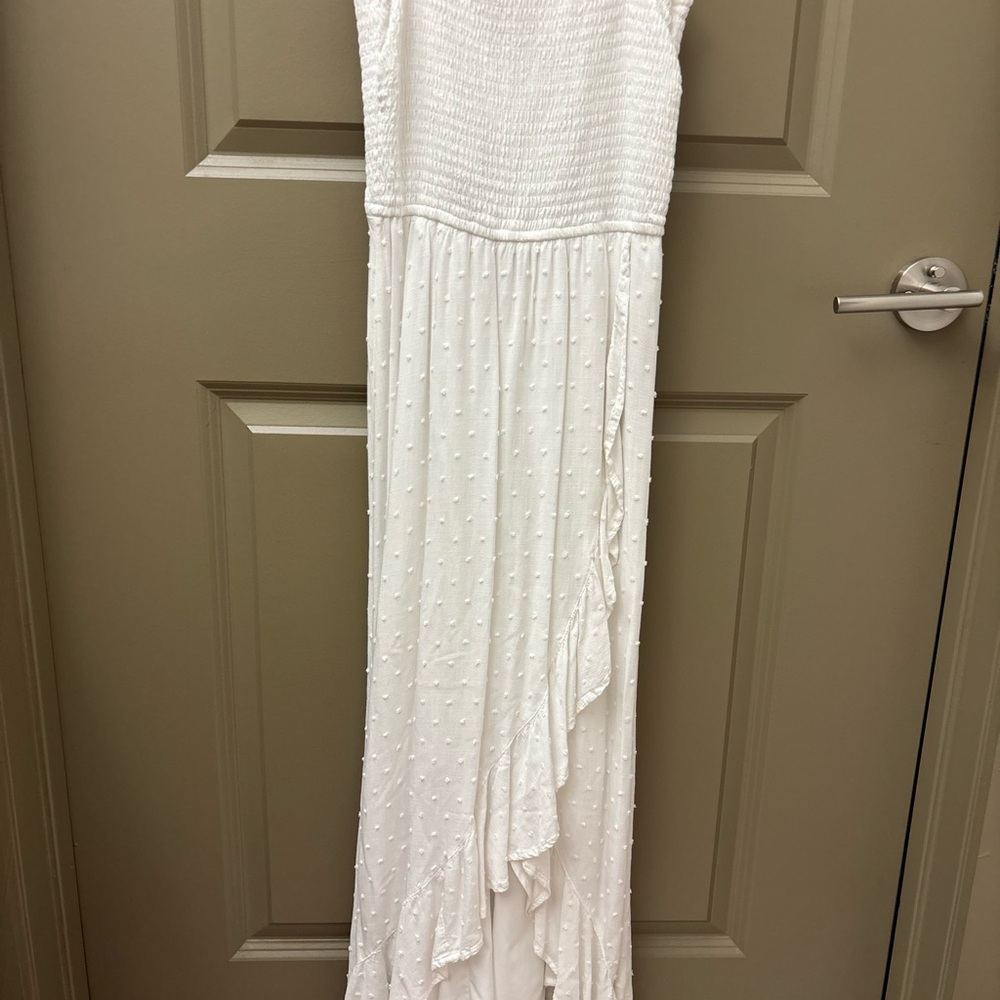 Hollister White Maxi Dress